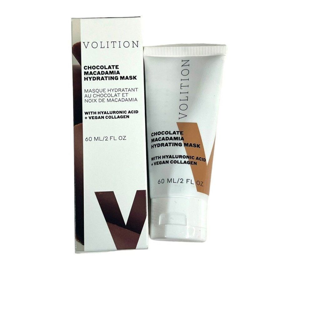 VOLITION BEAUTY Chocolate Macadamia Hydrating Mask with Hyaluronic Acid + Vegan